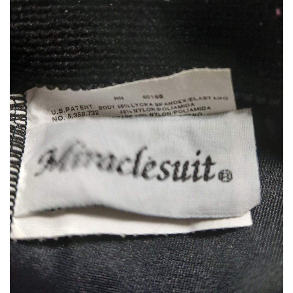 Womens Miraclesuit Black Wrap Style Swimdress Swimsuit Size 22W 22 W V Neck Plus - Picture 8 of 11